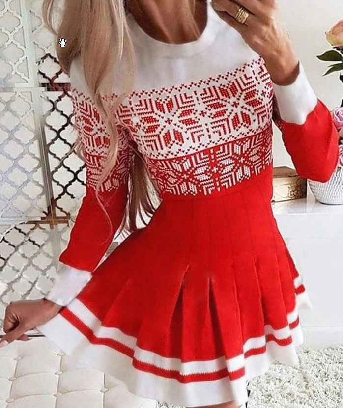 Red mini Christmas dress