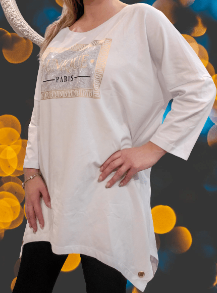 Tunic Paris top blouse oversize M-XXl - Image 5