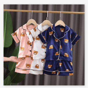 Teddy bear pajamas kids