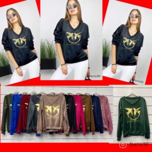Velor sweatshirt XS-M