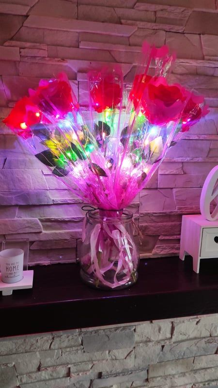 ROSE LED GLOW FOR 50CM RED - Image 9