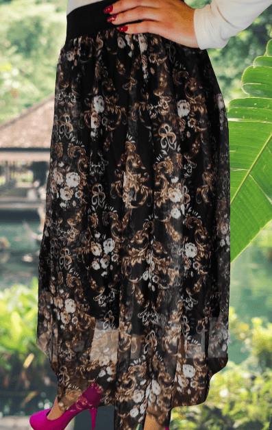 New skirt with elastic and tulle XS-L - Image 4