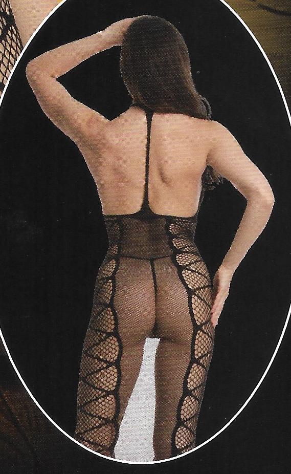 Bodystocking dress no 951 Black - Image 2