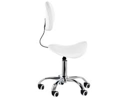 White beauty bed with cosmetic set backrest stool - Image 6