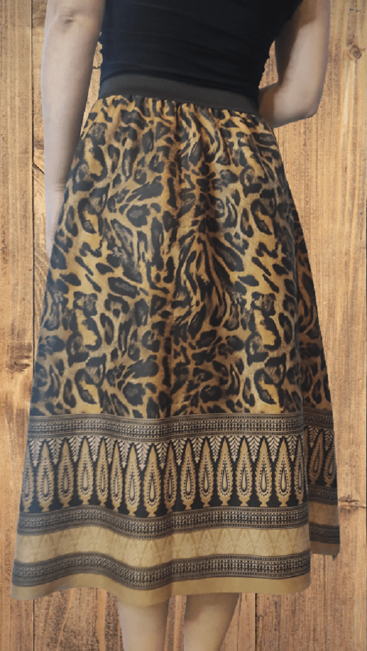 MADE IN ITALY CENTERS COLORS MAXI SKIRT XS-L - Image 4