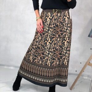 MADE IN ITALY CENTERS COLORS MAXI SKIRT XS-L