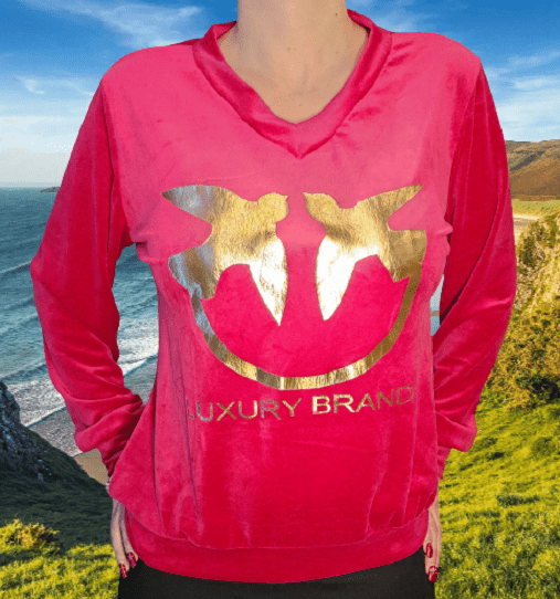 Velor sweatshirt XS-M - Image 2