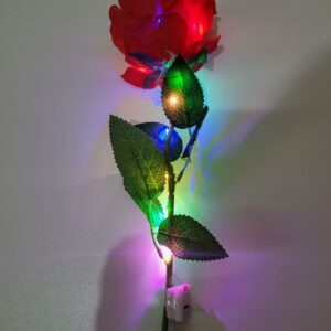 ROSE LED GLOW FOR 50CM RED