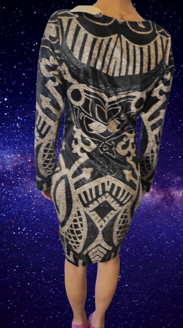 Patterned dress women xs-m - Image 4
