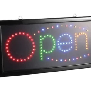 Led sign OPEN