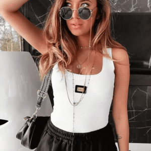 Ribbed bodysuit XS-M