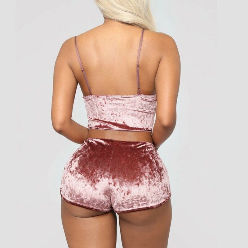 Velor pajamas short shorts S-L - Image 8