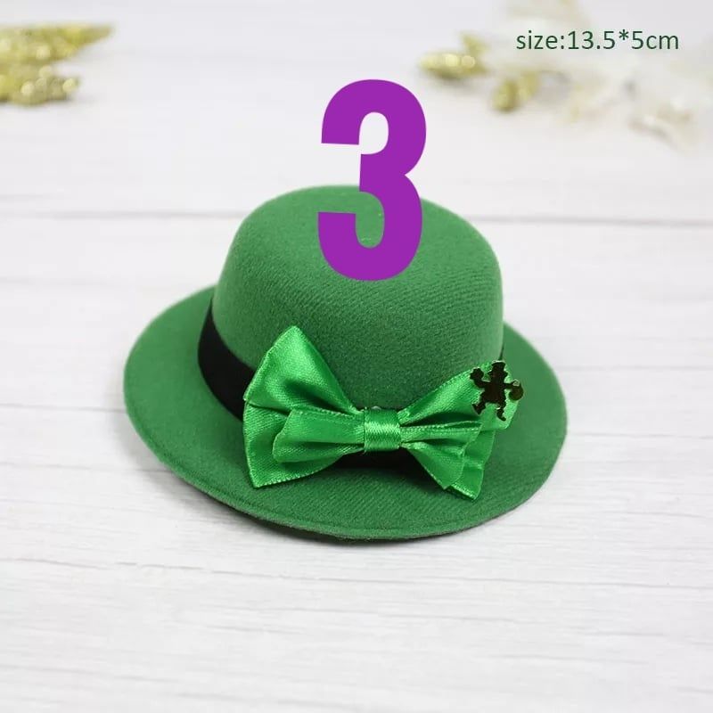 St. Patrick‘s Day Party Hat Design Hair Clip - Image 6