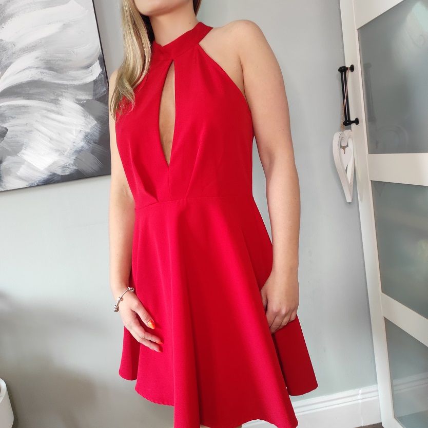 Red dress no 1 size 10-12 - Image 5