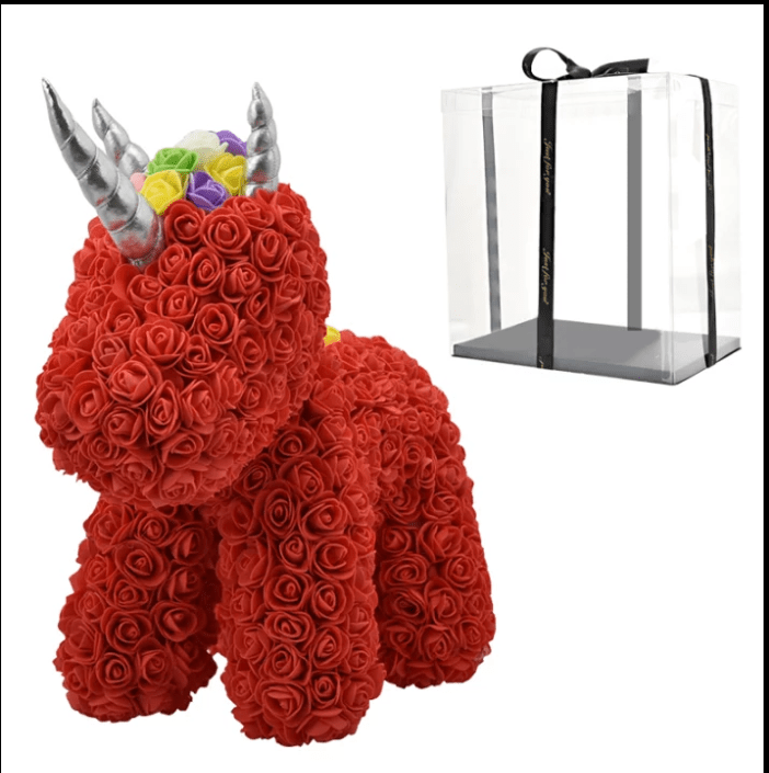 Rose Unicorn with Box - Image 3