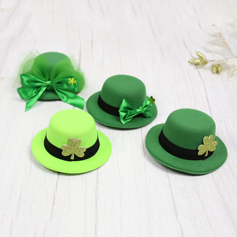St. Patrick‘s Day Party Hat Design Hair Clip - Image 2