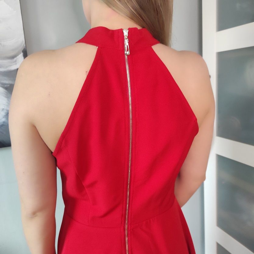 Red dress no 1 size 10-12 - Image 2