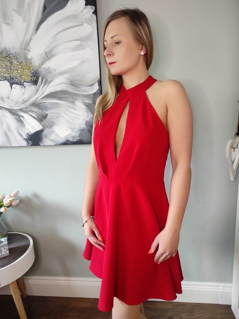 Red dress no 1 size 10-12 - Image 7