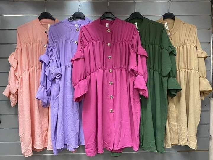 DRESS SHIRT TUNIC BLOUSE 8-14 - Image 6