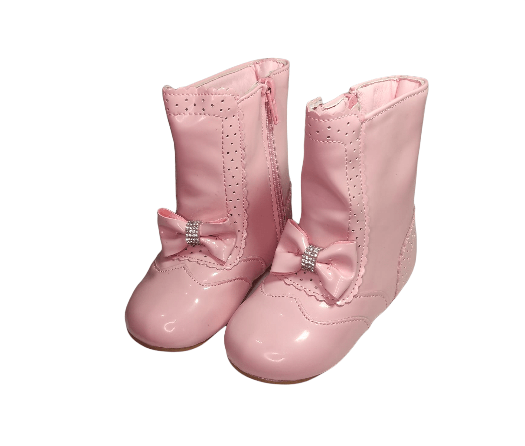 Kids pink shoes - boots 8