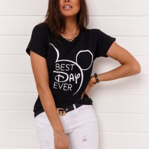 T-SHIRT MICKEY BEST DAY XS-M