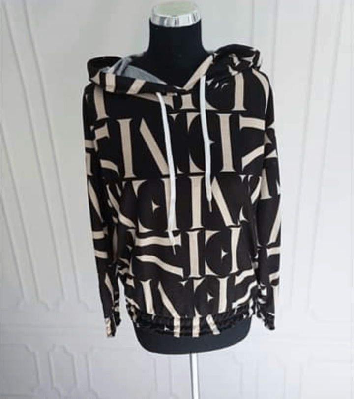 Patterned hoodie XS-M - Image 3
