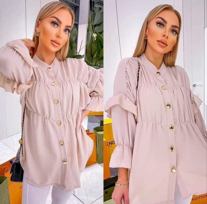 DRESS SHIRT TUNIC BLOUSE 8-14 - Image 3