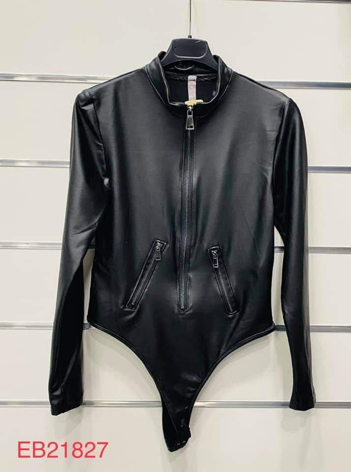 Sensual Bodysuit Eco Leather XS-M - Image 5
