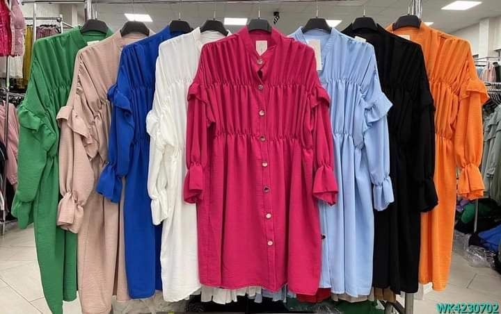 DRESS SHIRT TUNIC BLOUSE 8-14 - Image 2
