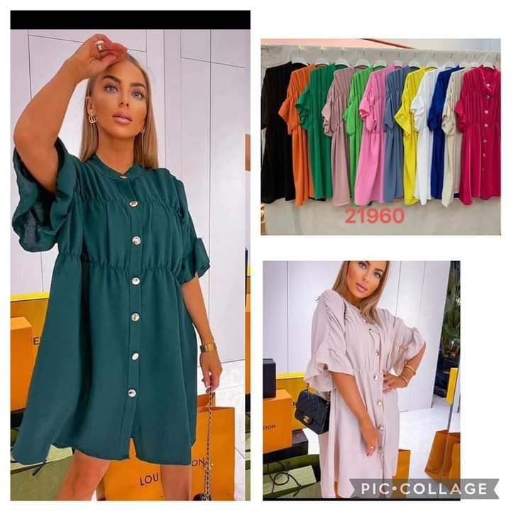 DRESS SHIRT TUNIC BLOUSE 8-14 - Image 8