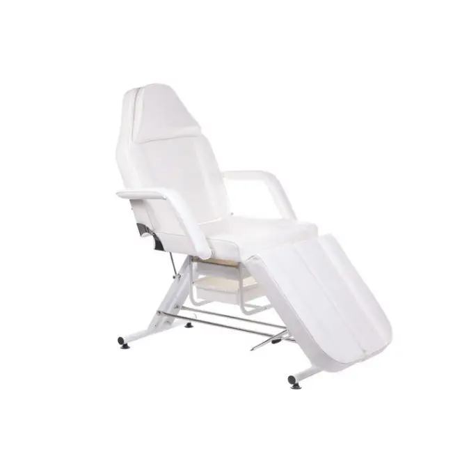 Beauty bed split white With Drawers plus trolley/shelf - Image 6