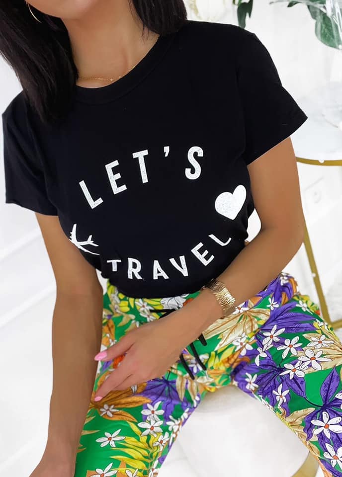 Travel short-sleeved blouse XS-M