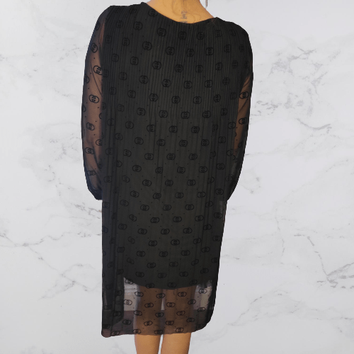 Beautiful Tulle Dress / Tunic Plisa Guccy Black 6-12 - Image 3