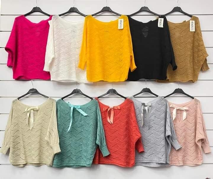 loose elastic sweaters