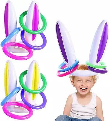 Colorful Infatable Bunny Easter Hat Game - Image 7