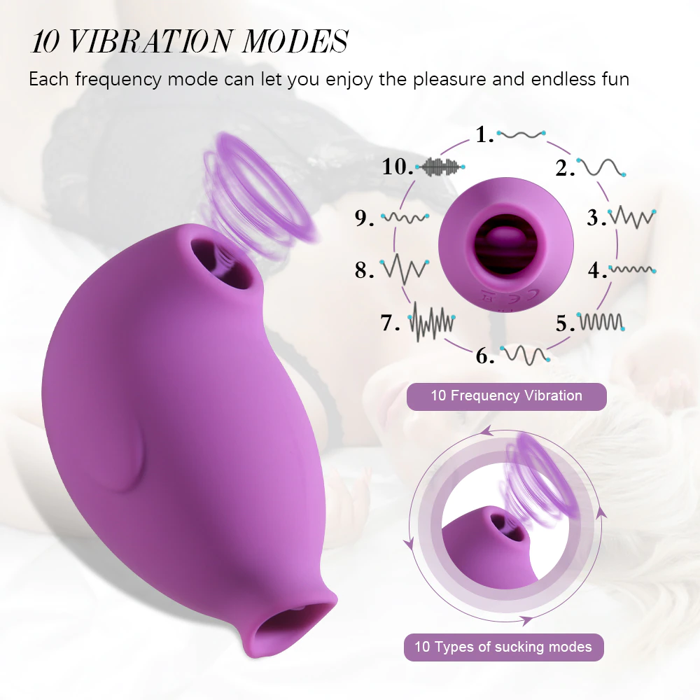 Sucking Vibrator for Women Clitoral Sucker with tong - Image 3