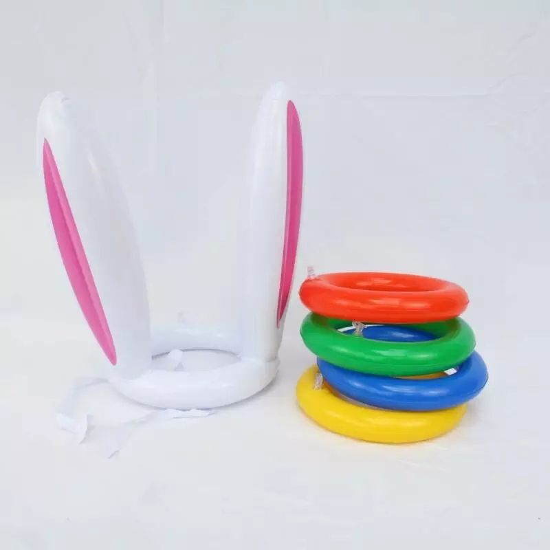Colorful Infatable Bunny Easter Hat Game - Image 5