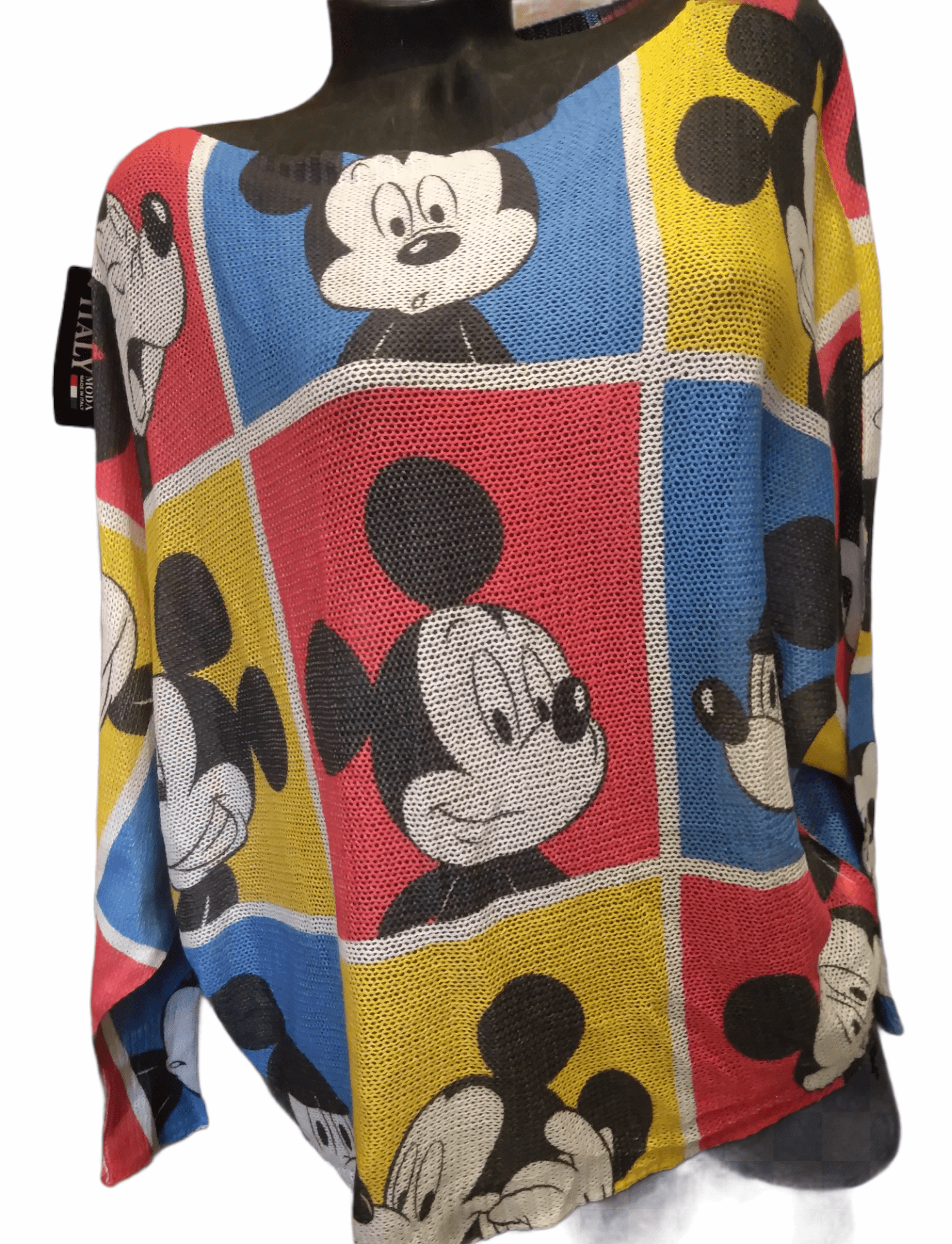 Openwork sweater WOMAN Mickey Mouse Minnie size 6-12