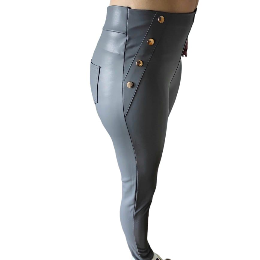 WOMEN’S MODELING LEGGING PANTS GRAY S-Xl - Image 3
