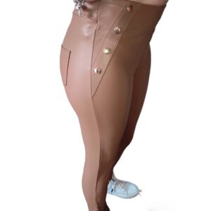 WOMEN'S MODELING LEGGING PANTS ECO LEATHER S-Xl