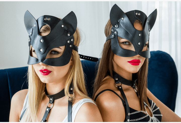 Women Leather Mask - Image 6