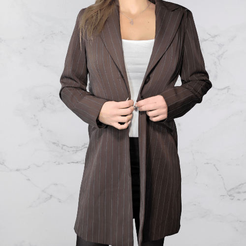 Blazer striped jacket size 10 - Image 4