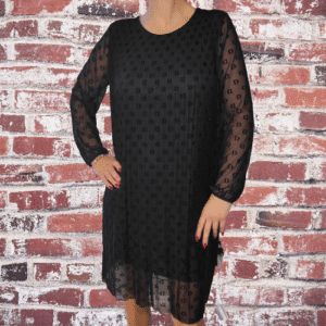 Beautiful Tulle Dress / Tunic Plisa D-or style Black XS-M