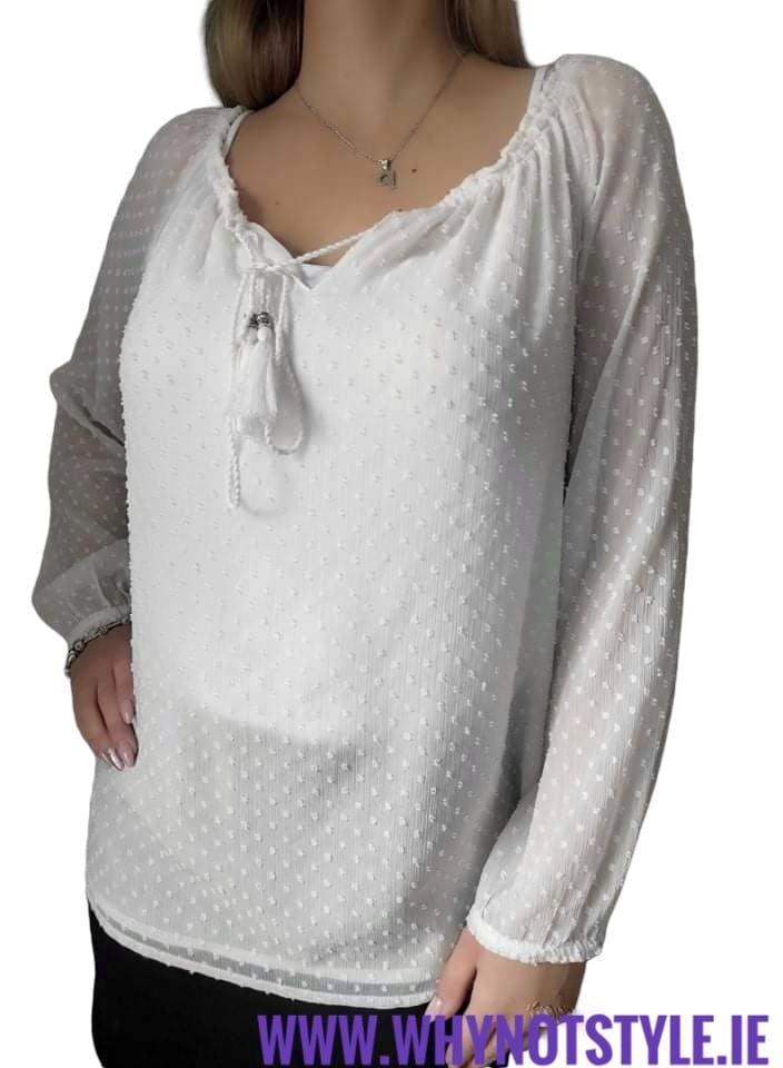 Boho style blouse/top S-L - Image 3