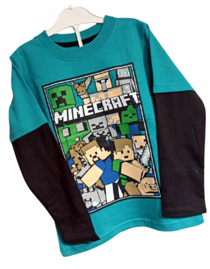 BOYS MINECRAFT LONG SLEEVED TOP age 3-5
