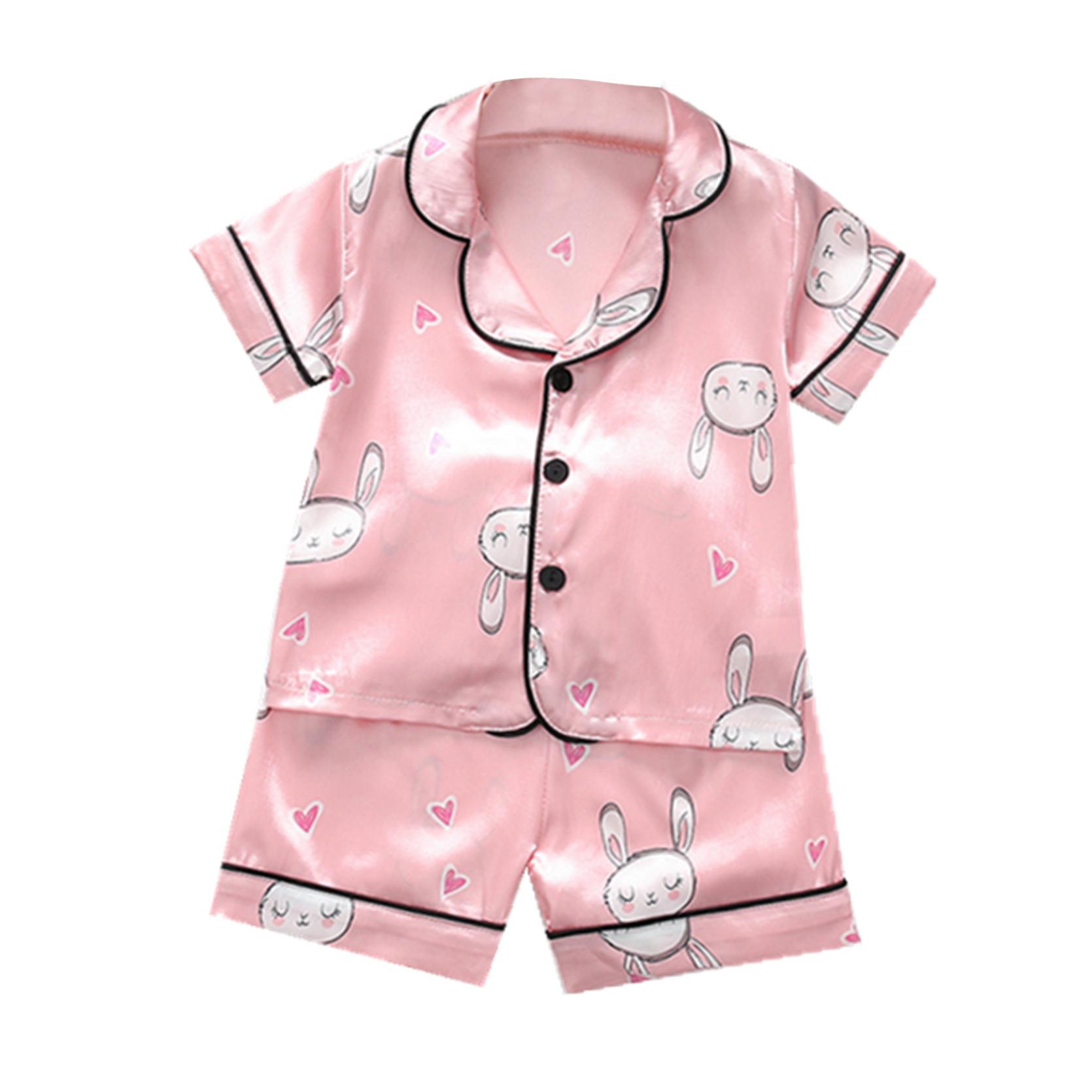 Children's pajamas silk bunny age 2-4