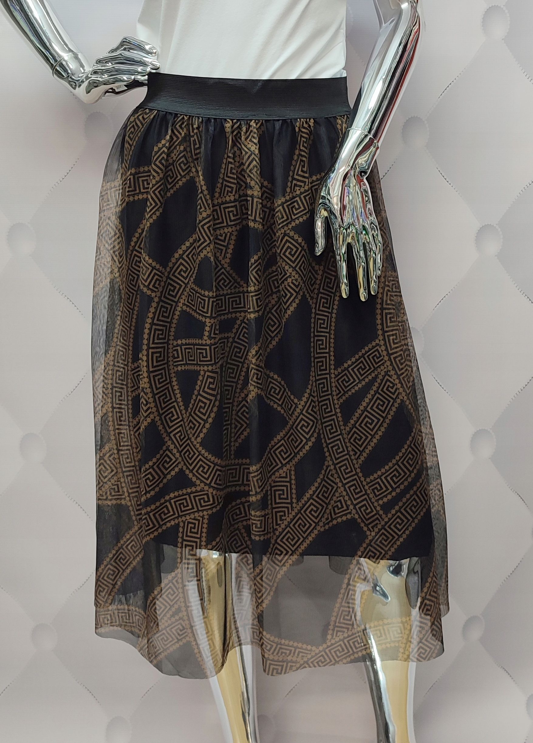 Women's pleated tulle skirt uni 6-12