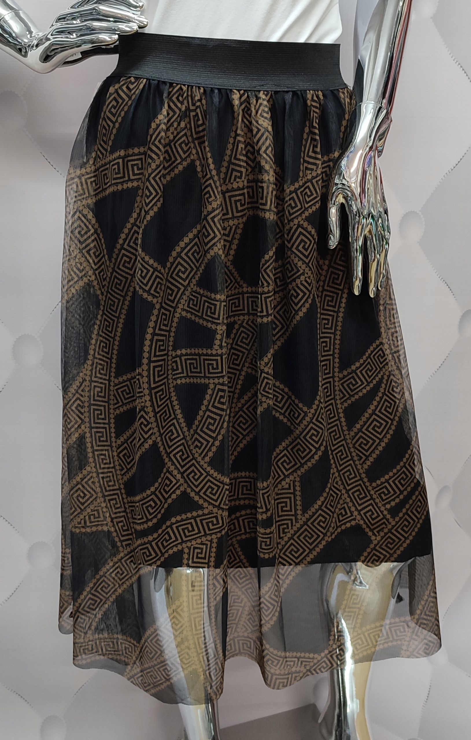 Women's pleated tulle skirt uni 6-12 - Image 2
