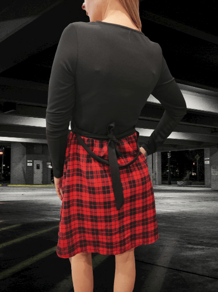 Checkered dress XS-M - Image 2