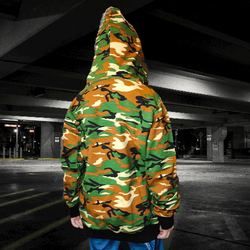 children's hoodie/ jumper green army age 10-12 - Image 6